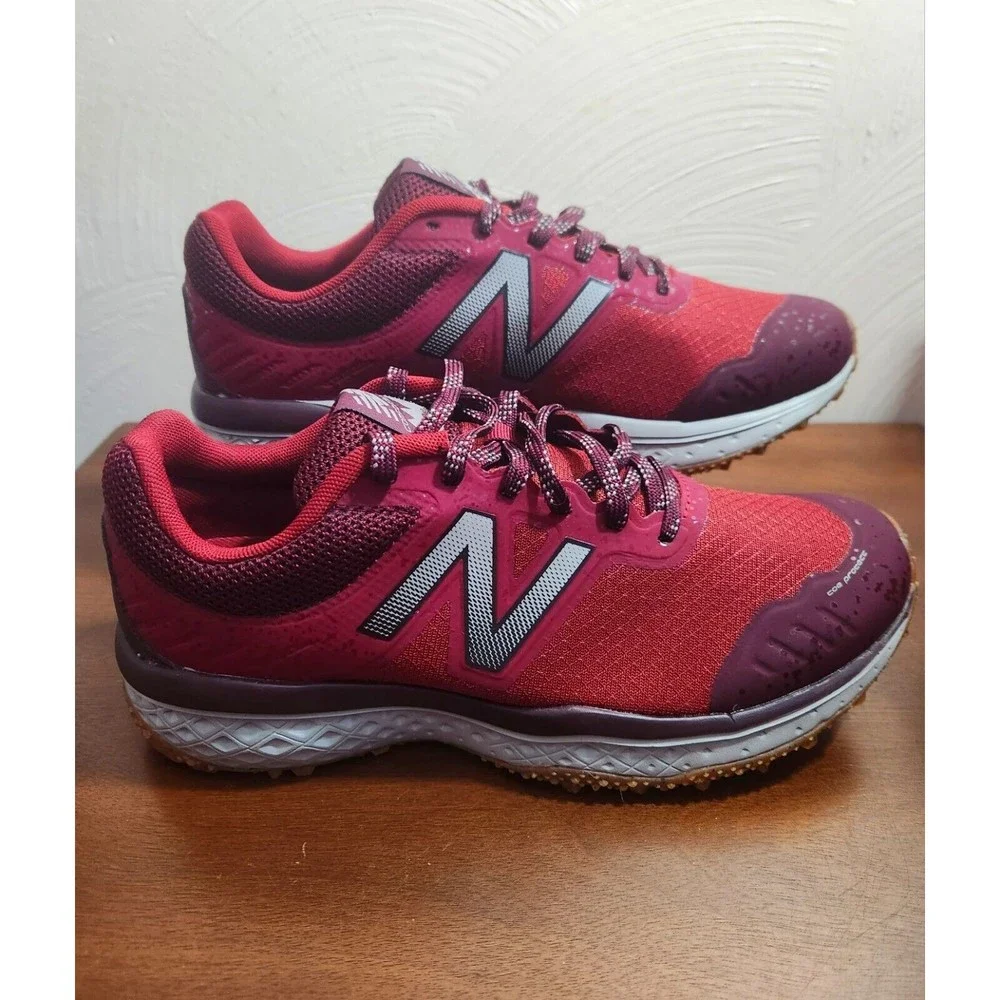 New Balance Men's 620 V2 Trail GUM Soles Running Shoe in 7.5 Maroon MT620RM2 New - Picture 2 of 10